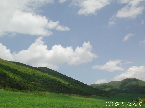 田代山（左）　2011年6月上旬